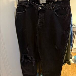 Women’s Black Ripped Jeans